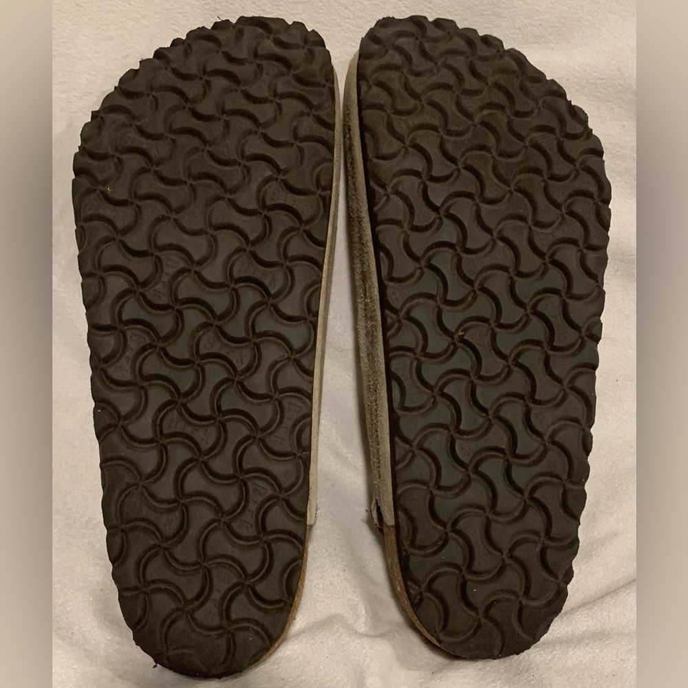 Birkenstock Tokio Men's Clogs Suede Leather Slide Sandal Taupe Size 45/12 - 12.5 - Picture 10 of 16